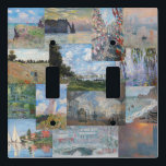 Claude Monet - Masterpieces Patchwork Light Switch Cover<br><div class="desc">Claude Monet - Masterpieces Patchwork</div>