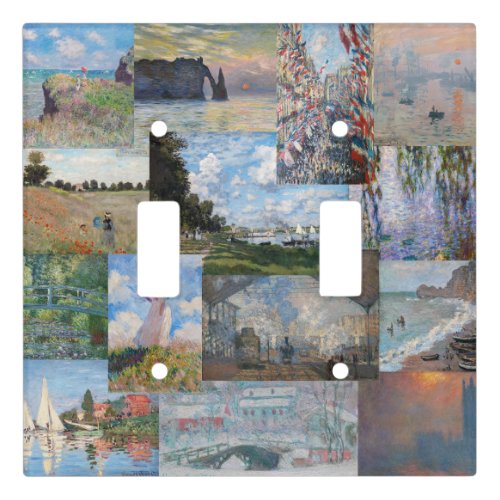 Claude Monet _ Masterpieces Patchwork Light Switch Cover