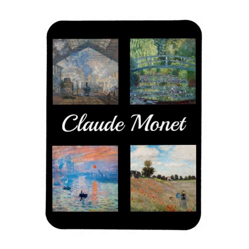 Claude Monet Masterpieces Patchwork Magnet