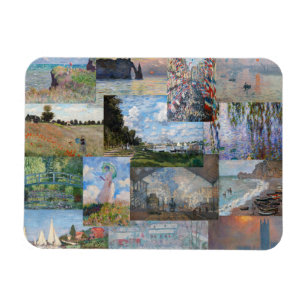 Claude Monet - Masterpieces Patchwork Magnet