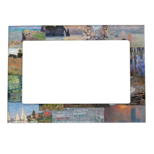 Claude Monet _ Masterpieces Patchwork Magnetic Frame
