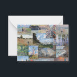 Claude Monet - Masterpieces Patchwork Note Card<br><div class="desc">Claude Monet - Masterpieces Patchwork</div>
