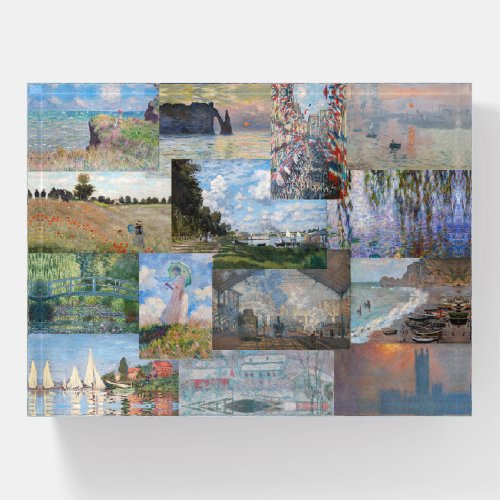 Claude Monet _ Masterpieces Patchwork Paperweight