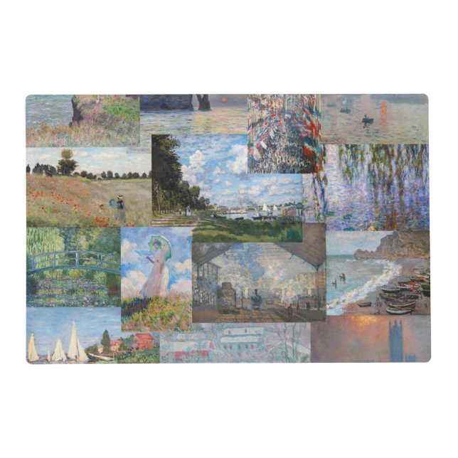 Claude Monet - Masterpieces Patchwork Placemat (Front)