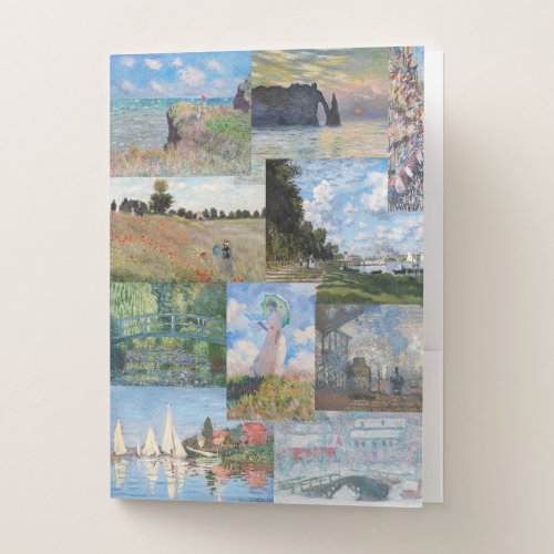 Claude Monet _ Masterpieces Patchwork Pocket Folder