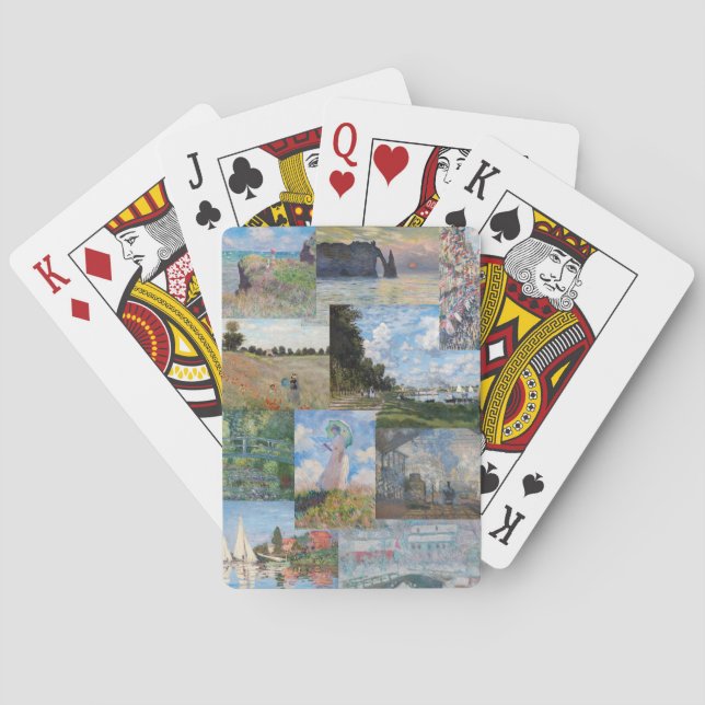 Claude Monet - Masterpieces Patchwork Poker Cards (Back)