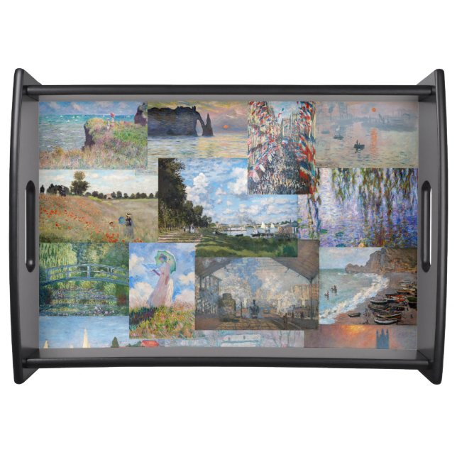 Claude Monet - Masterpieces Patchwork Serving Tray (Front)