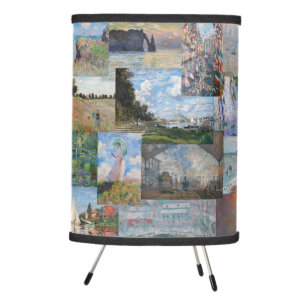 Claude Monet - Masterpieces Patchwork Tripod Lamp