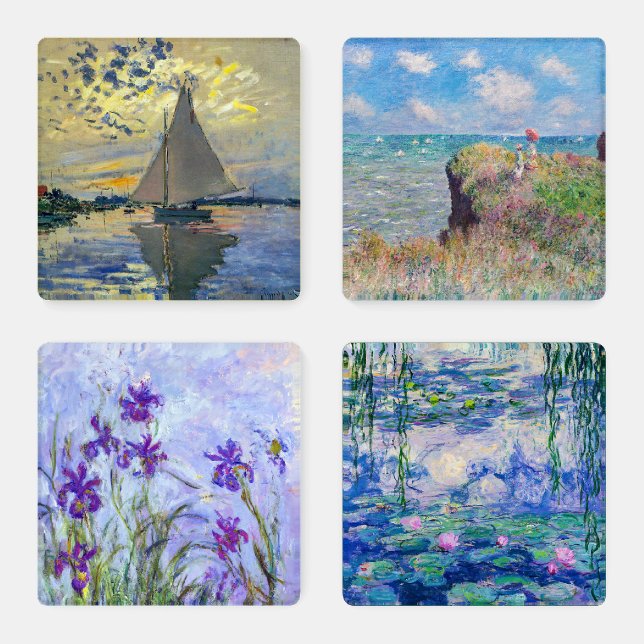 Claude Monet Masterpieces selection Coaster Set (Set)