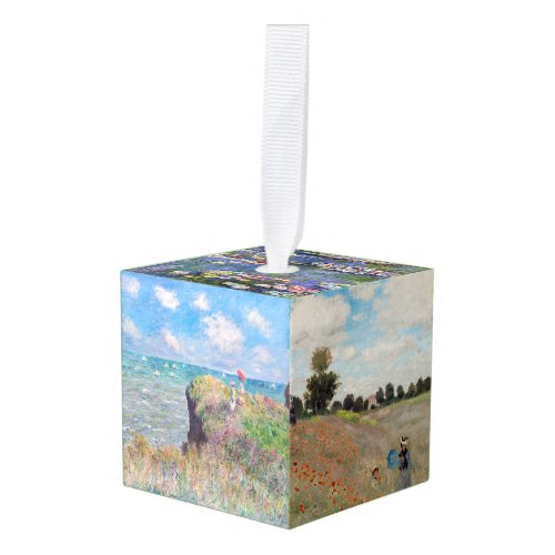 Claude Monet _ Masterpieces Selection Cube Ornament