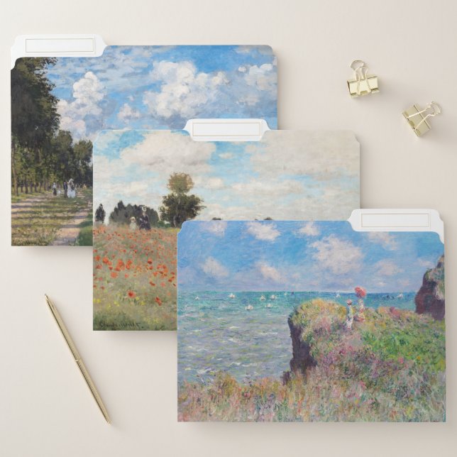 Claude Monet - Masterpieces Selection File Folder (Set)