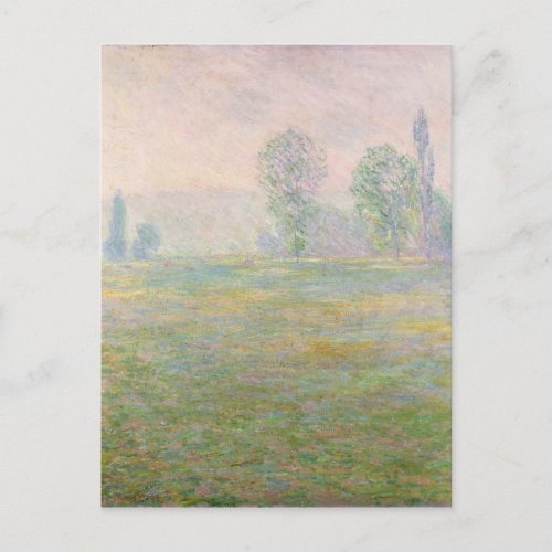 Claude Monet  Meadows in Giverny 1888 Postcard