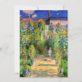 Claude Monet: Monet's Garden At Vétheuil by vintagechest at Zazzle