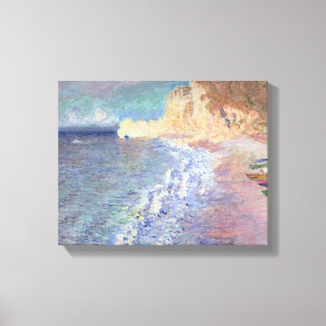 Claude Monet | Morning at Etretat Canvas Print (Front)