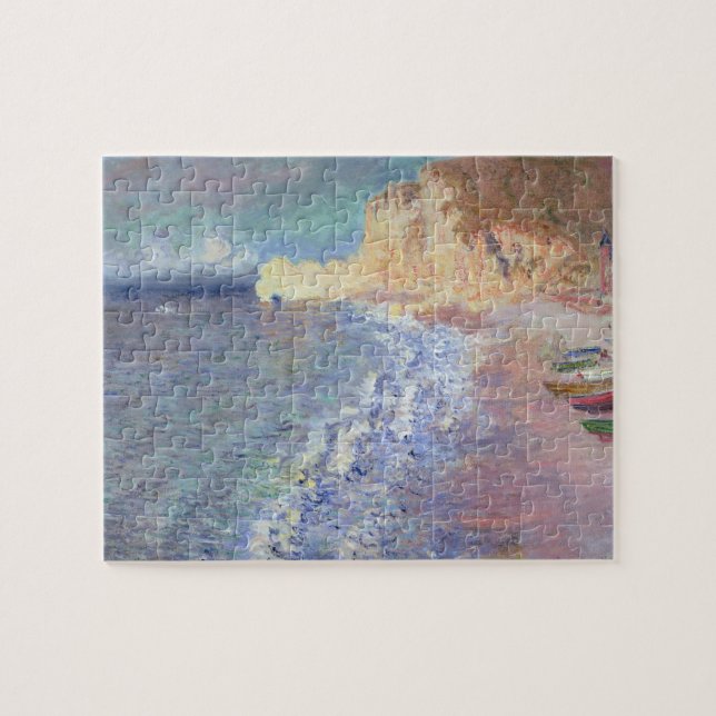 Claude Monet | Morning at Etretat Jigsaw Puzzle (Horizontal)