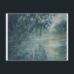 Claude Monet - Morning on the Seine Art work Postcard<br><div class="desc">Claude Monet - Morning on the Seine Art work</div>