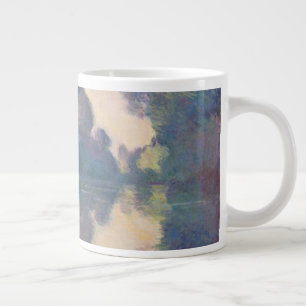 Claude Monet Morning on the Seine near Giverny Large Coffee Mug
