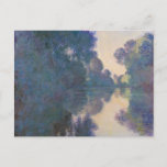 Claude Monet | Morning on the Seine near Giverny Postcard<br><div class="desc">Morning on the Seine near Giverny by Claude Monet � Bridgeman Images</div>