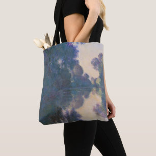Claude Monet Morning on the Seine near Giverny Tote Bag