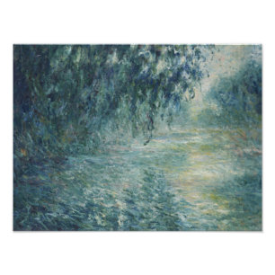 Claude Monet - Morning on the Seine Photo Print