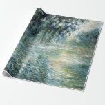 Claude Monet Morning on the Seine Wrapping Paper<br><div class="desc">Claude Monet Morning on the Seine</div>