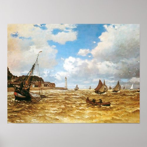 Claude Monet Mouth of the Seine Poster