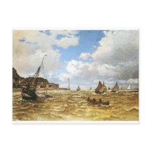 Claude Monet - Mouth of the Seine River Artwork.