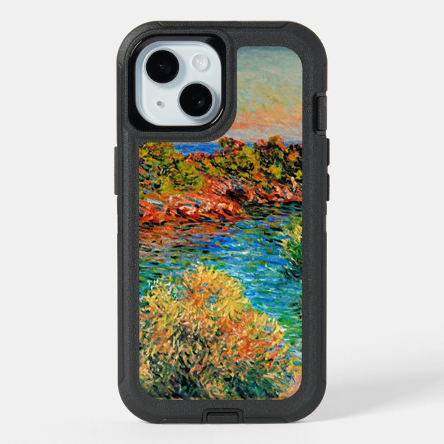 Claude Monet - Near Monte Carlo, iPhone 15 Case (Back)