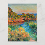 Claude Monet - Near Monte Carlo, Postcard<br><div class="desc">Claude Monet famous landscape painting,  Near Monte Carlo.</div>