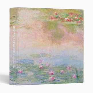 CLAUDE MONET Nymphéas 3 Ring Binder