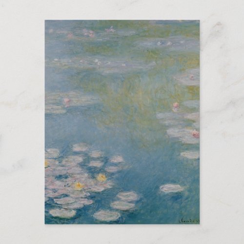 Claude Monet  Nympheas at Giverny 1908 Postcard
