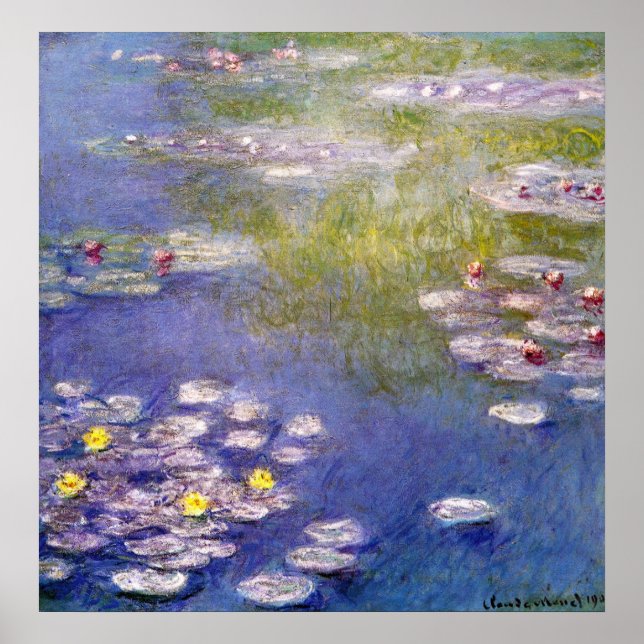 Claude Monet - Nympheas at Giverny Poster (Front)