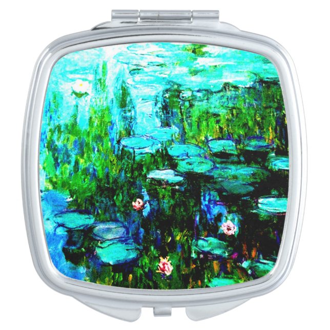 Claude Monet Nympheas compact mirror (Front)