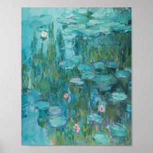 Claude Monet - Nympheas - Water Lilies Painting Poster