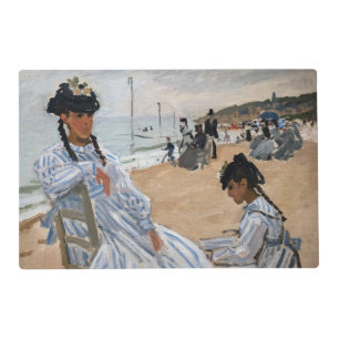 Claude Monet - On the Beach at Trouville Placemat