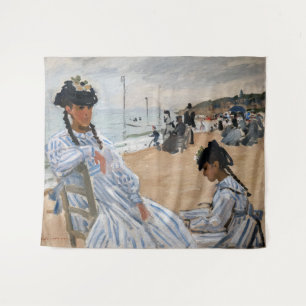 Claude Monet - On the Beach at Trouville Tapestry