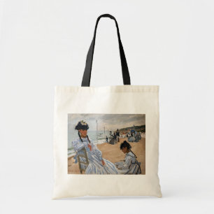 Claude Monet - On the Beach at Trouville Tote Bag