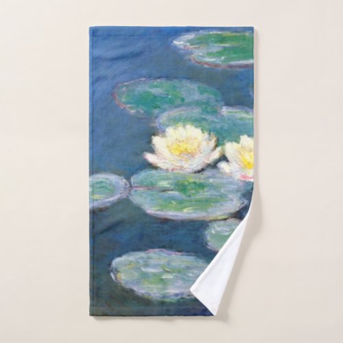 Claude Monet _ Original Water Lilies Detailed Hand Towel