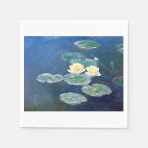 Claude Monet _ Original Water Lilies Detailed Napkins