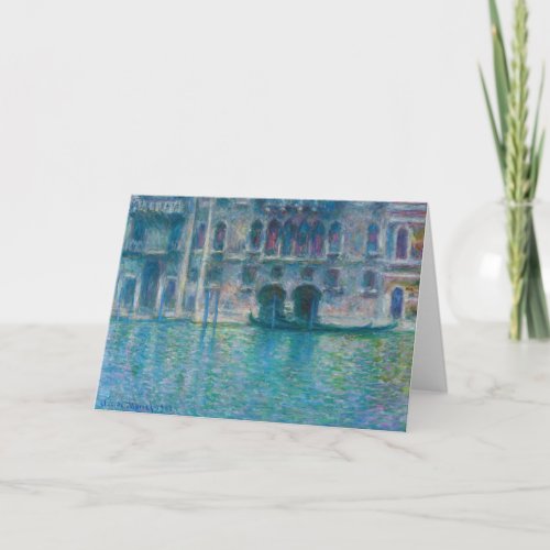 Claude Monet _ Palazzo da Mula Card