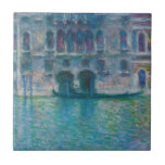Claude Monet - Palazzo da Mula Ceramic Tile<br><div class="desc">Palazzo da Mula,  Venice - Claude Monet,  Oil on Canvas,  1908</div>