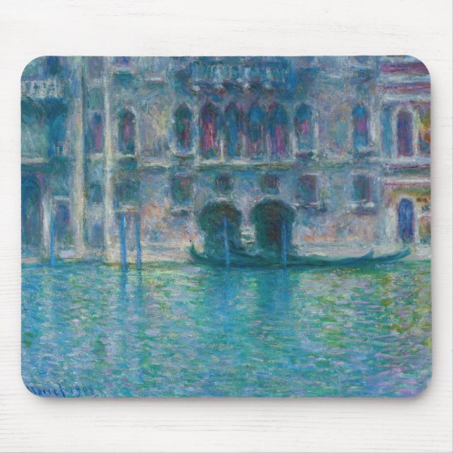 Claude Monet - Palazzo da Mula Mouse Pad (Front)