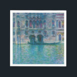 Claude Monet - Palazzo da Mula Napkins<br><div class="desc">Palazzo da Mula,  Venice - Claude Monet,  Oil on Canvas,  1908</div>