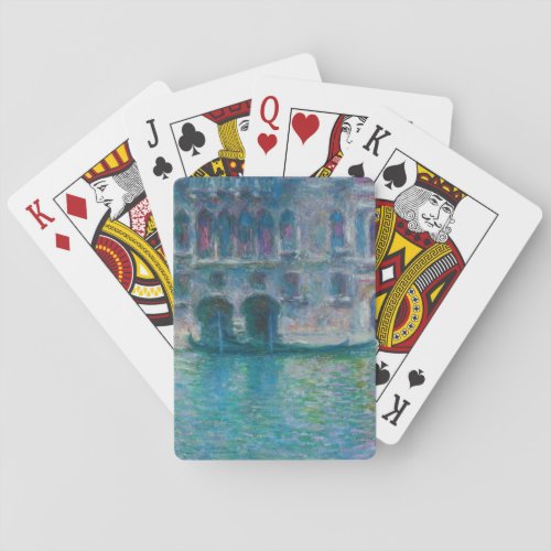 Claude Monet _ Palazzo da Mula Poker Cards