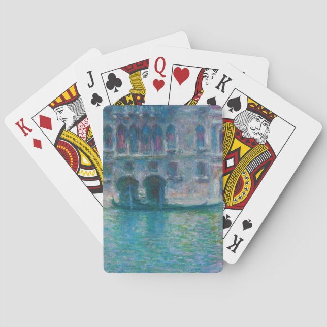 Claude Monet - Palazzo da Mula Poker Cards (Back)