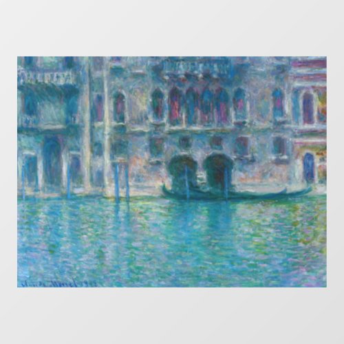 Claude Monet _ Palazzo da Mula Window Cling