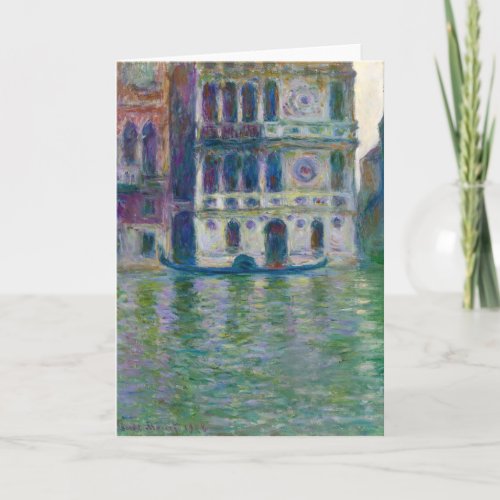 Claude Monet _ Palazzo Dario Card