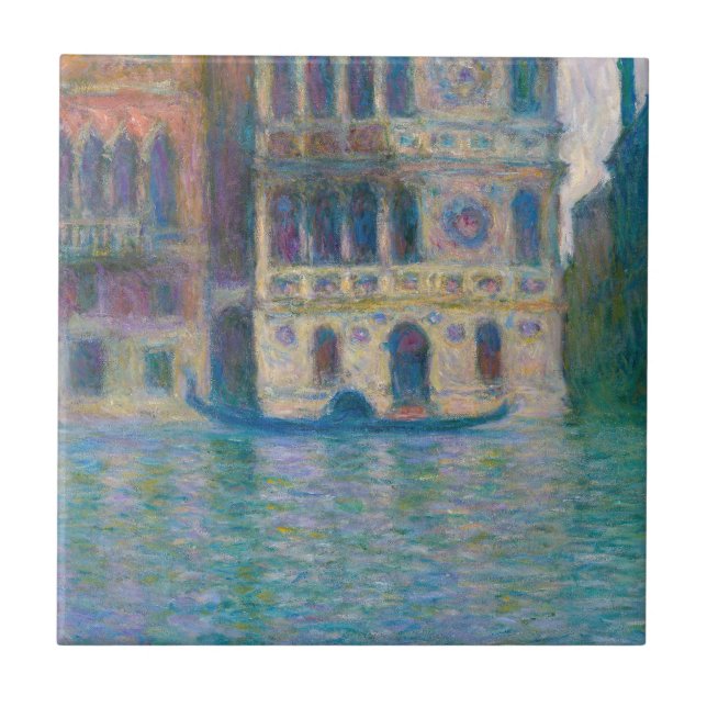 Claude Monet - Palazzo Dario Ceramic Tile (Front)