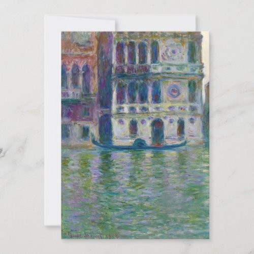 Claude Monet _ Palazzo Dario Invitation