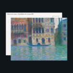 Claude Monet - Palazzo Dario Postcard<br><div class="desc">Palazzo Dario,  Venice - Claude Monet,  Oil on Canvas,  1908</div>